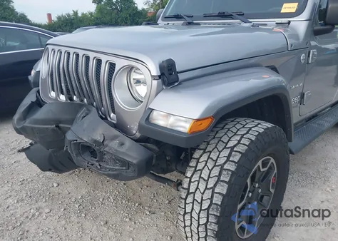 2018 Jeep Wrangler Unlimited Sahara из США, поврежденный, VIN 1C4HJXEG7JW107589